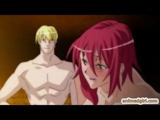Young anime damsel anal fucked and tortured