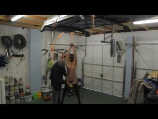 Whore Wife in BDSM Garage Training, Free xxx video d2